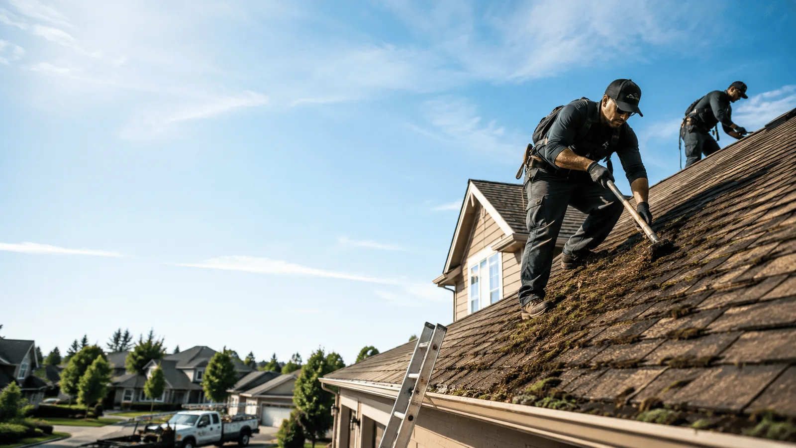 Roof Moss Removal in Commerce City, CO near me